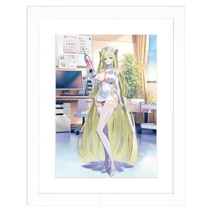 アズールレーン_描き下ろしキャラファイングラフ(ナポリ/ナース) A4