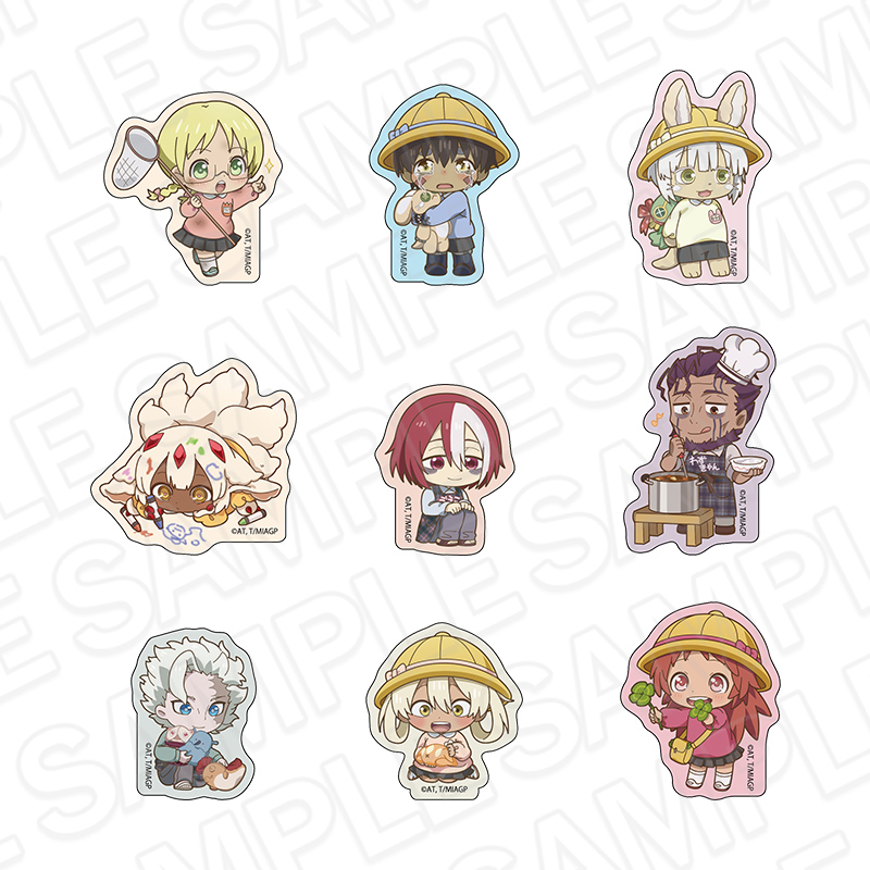 メイドインアビス 烈日の黄金郷_フレークシール ようちえん デフォルメ ver. vol.2