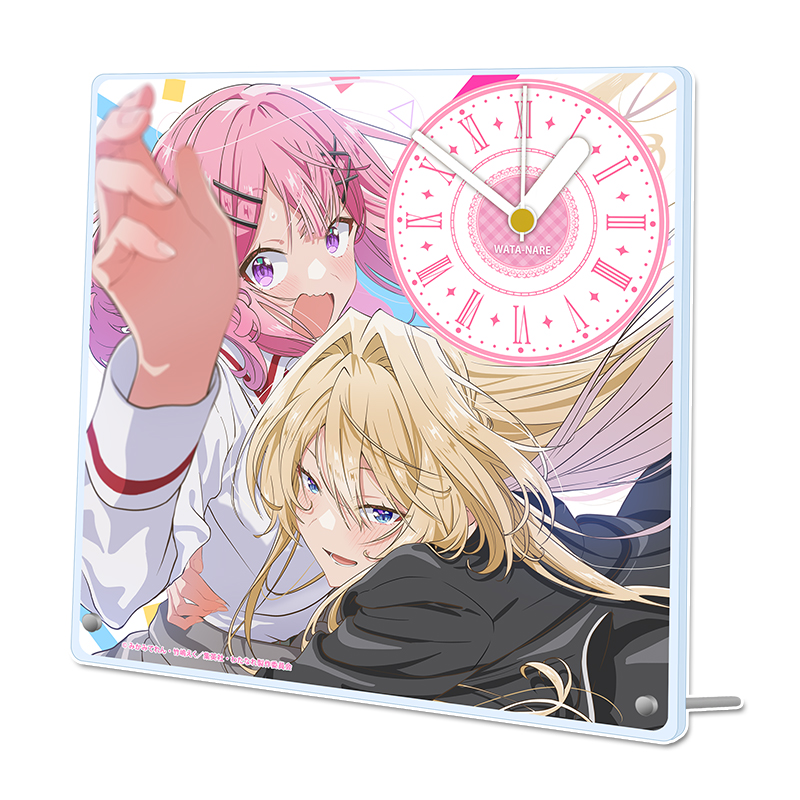 わたしが恋人になれるわけないじゃん、ムリムリ!（※ムリじゃなかった!?）_アクリル置時計