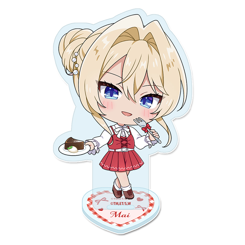 わたしが恋人になれるわけないじゃん、ムリムリ!（※ムリじゃなかった!?）_ぷちちょこアクリルスタンド 【王塚真唯】 アフタヌーンティー
