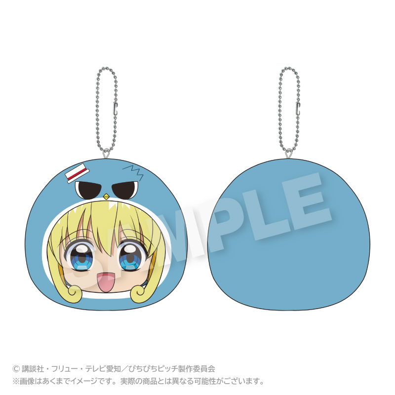 ぴちぴちピッチ_まるめいつクッションキーホルダー　るちあ