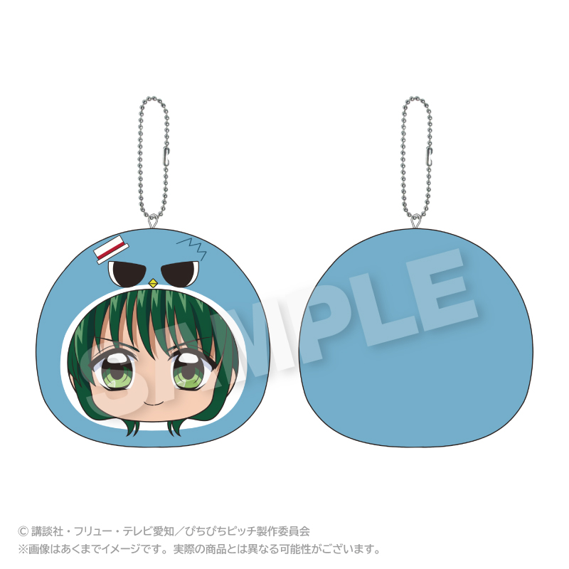 ぴちぴちピッチ_まるめいつクッションキーホルダー　リナ