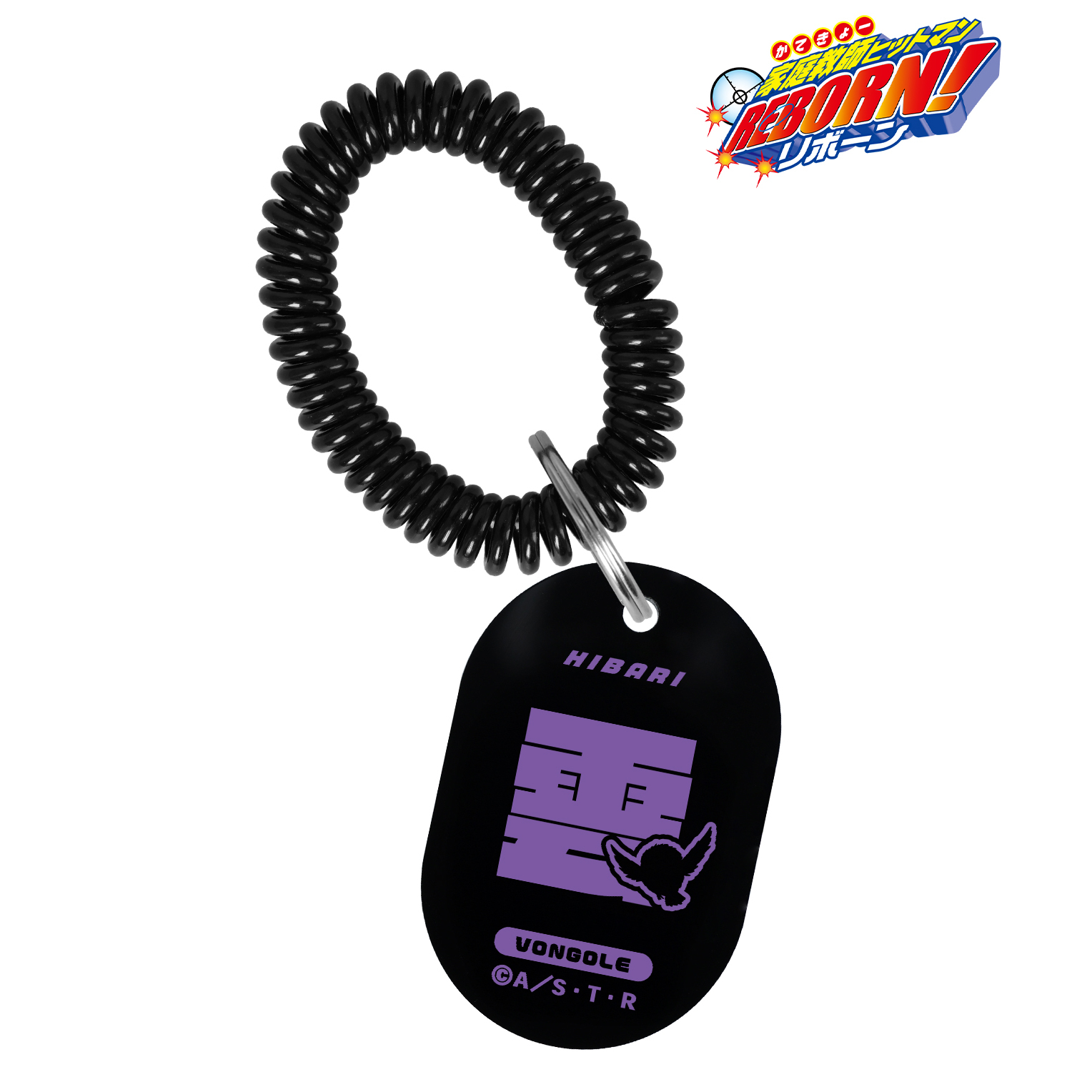 家庭教師ヒットマンREBORN!_雲雀 恭弥 ar-Unity モチーフネームデザイン ロッカーキー風アクリルキーホルダー