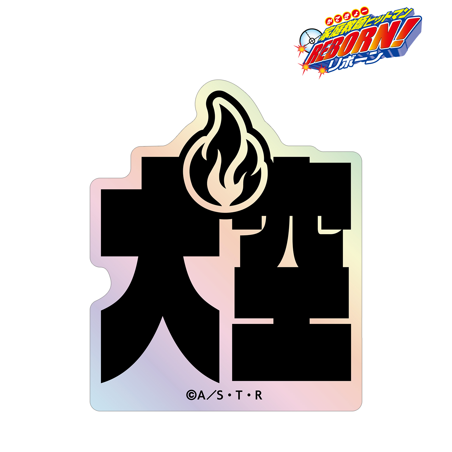 家庭教師ヒットマンREBORN!_沢田 綱吉 ar-Unity モチーフネームデザイン オーロラステッカー