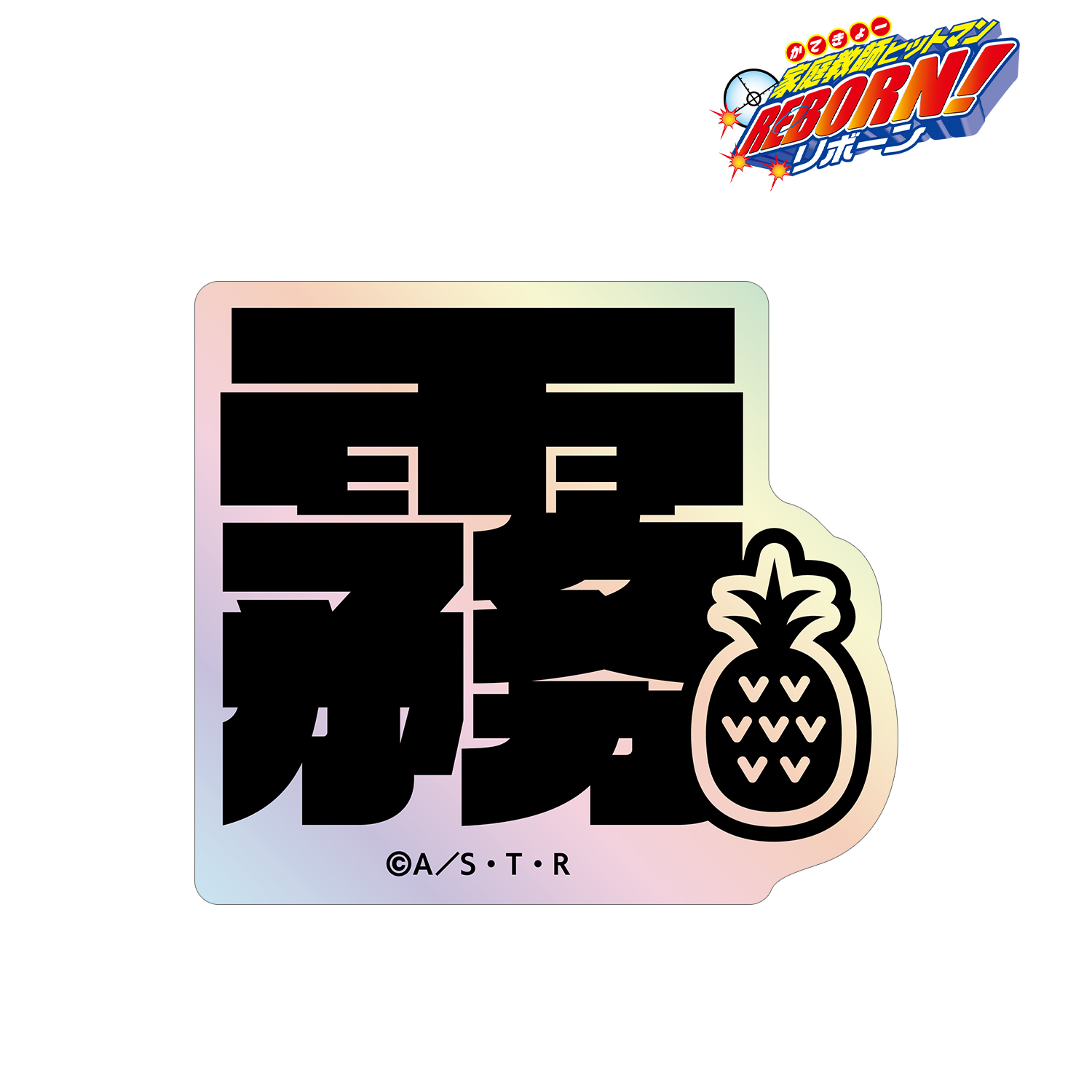 家庭教師ヒットマンREBORN!_六道 骸（10年後） ar-Unity モチーフネームデザイン オーロラステッカー