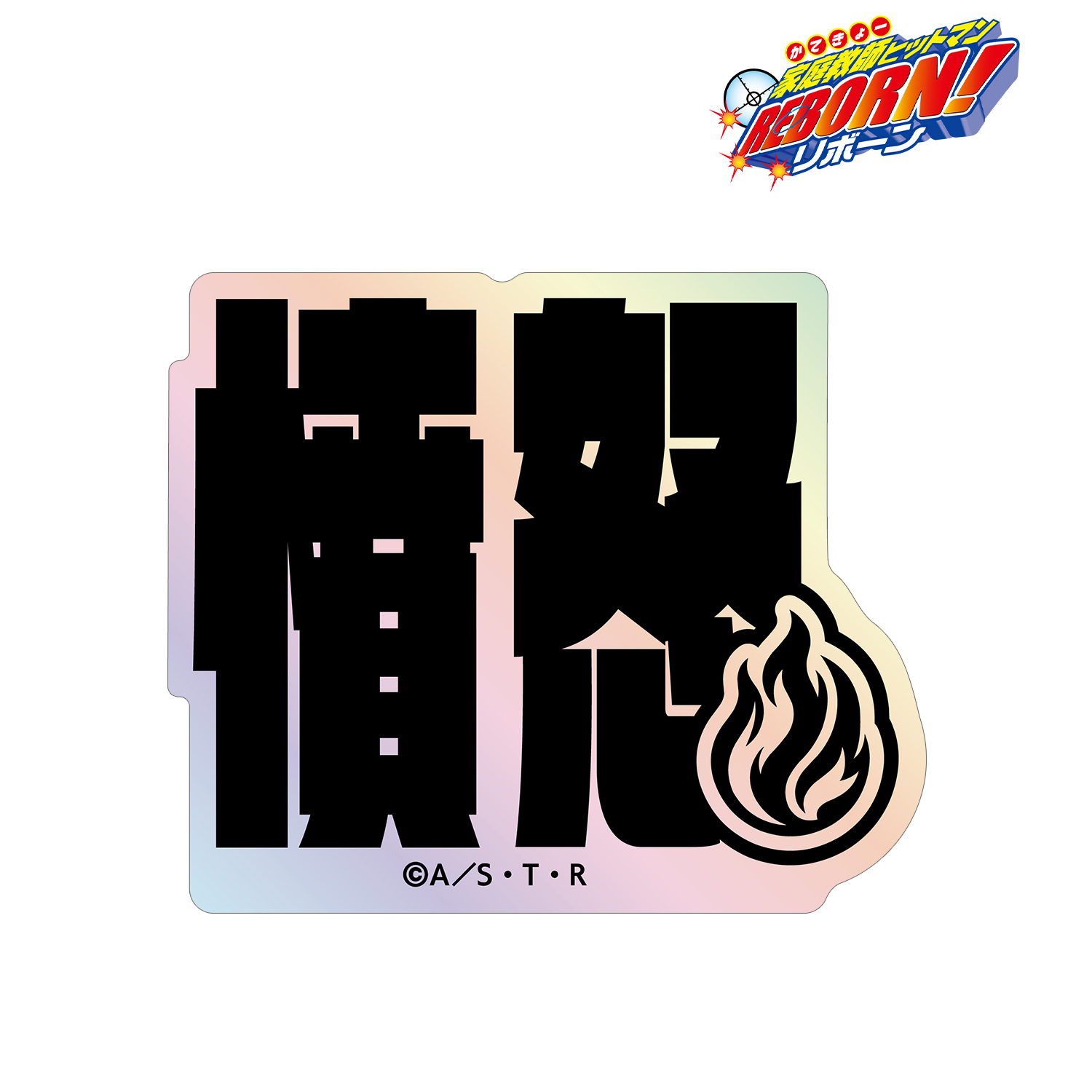 家庭教師ヒットマンREBORN!_XANXUS（10年後） ar-Unity モチーフネームデザイン オーロラステッカー