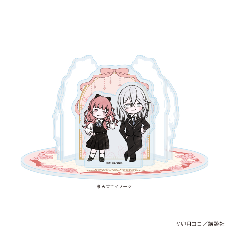 恋せよまやかし天使ども_アクリルジオラマ01/集合デザイン(グラフアートイラスト)