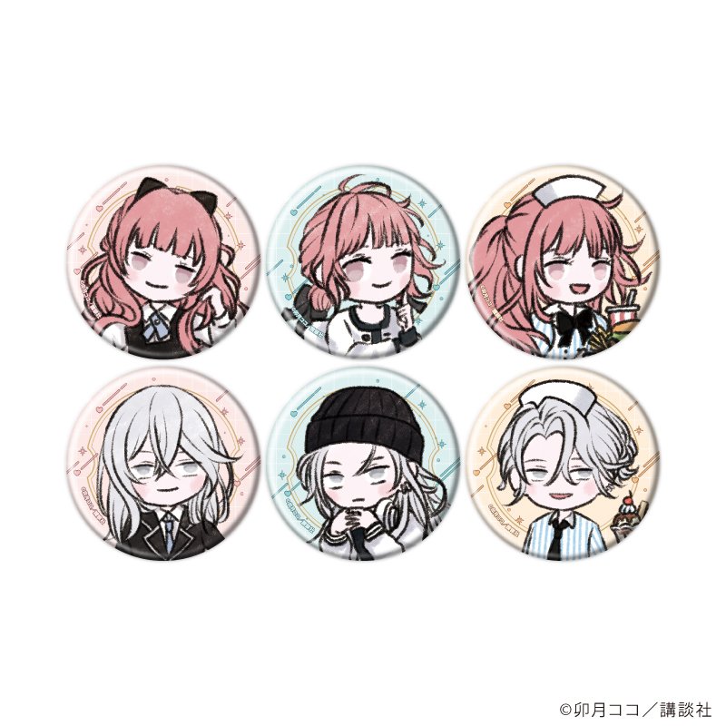 恋せよまやかし天使ども_缶バッジ01/コンプリートセット(全6種)(グラフアートイラスト)【コンプリートセット/6個入り】