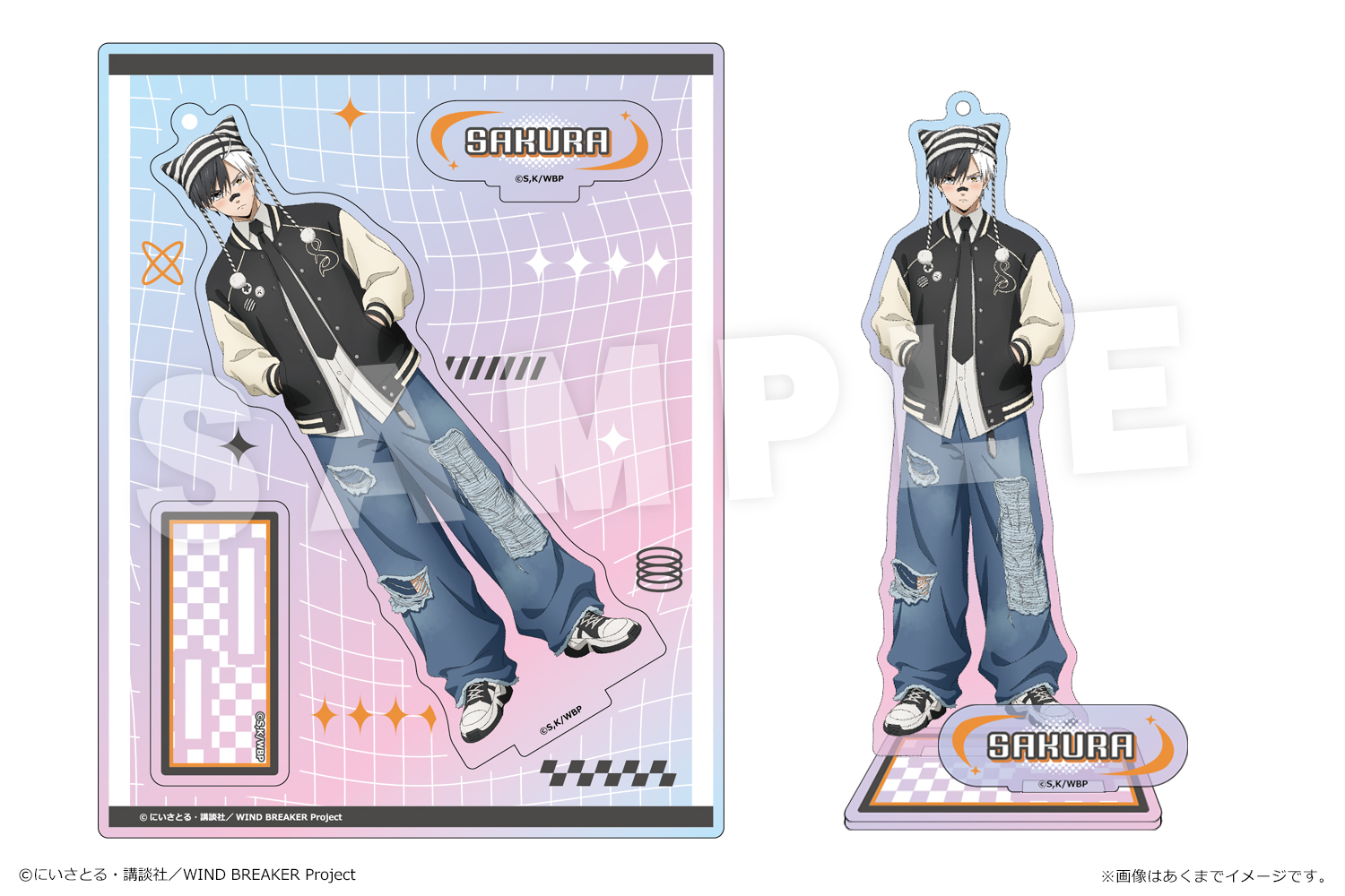 WIND BREAKER_オーロラアクリルフィギュア Ver. Y2Kスタイル 01 桜遥