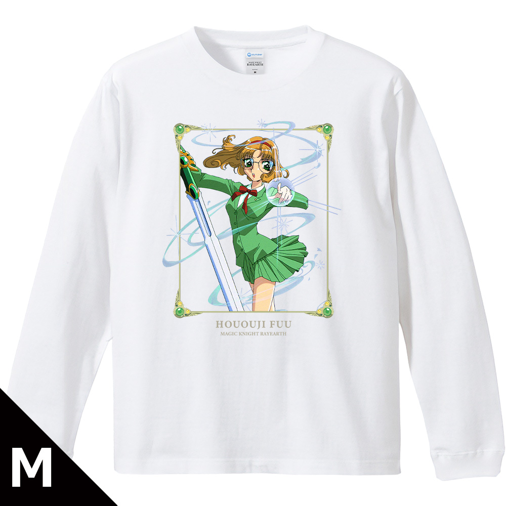 魔法騎士レイアース_Mサイズ_リブ付ロングスリーブTシャツ 鳳凰寺 風