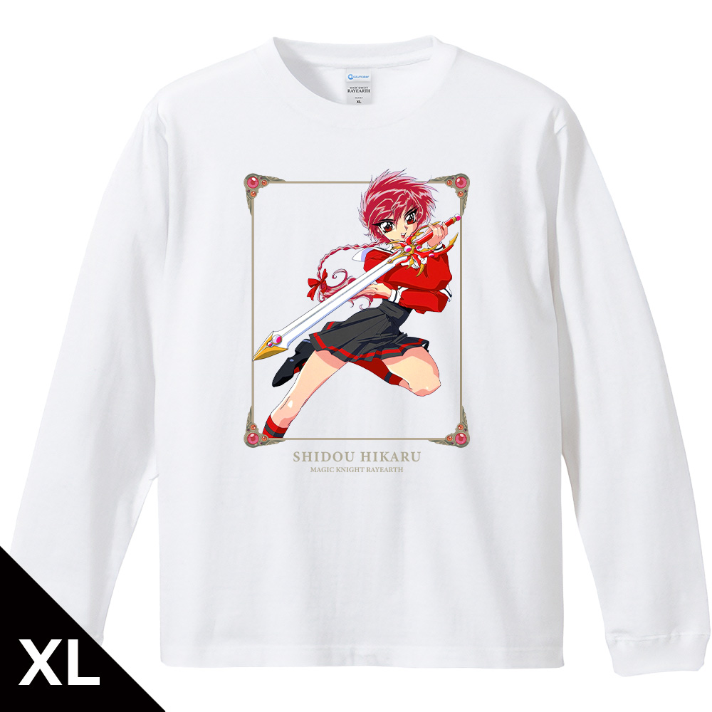 魔法騎士レイアース_XLサイズ_リブ付ロングスリーブTシャツ 獅堂 光