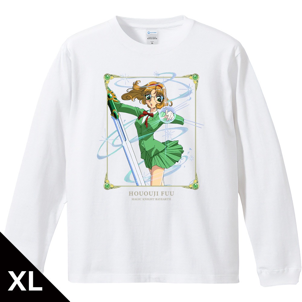 魔法騎士レイアース_XLサイズ_リブ付ロングスリーブTシャツ 鳳凰寺 風