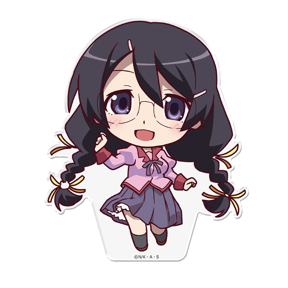 <物語>シリーズ_ぷにこれ!アクリルフィギュア(スタンド付) 羽川翼