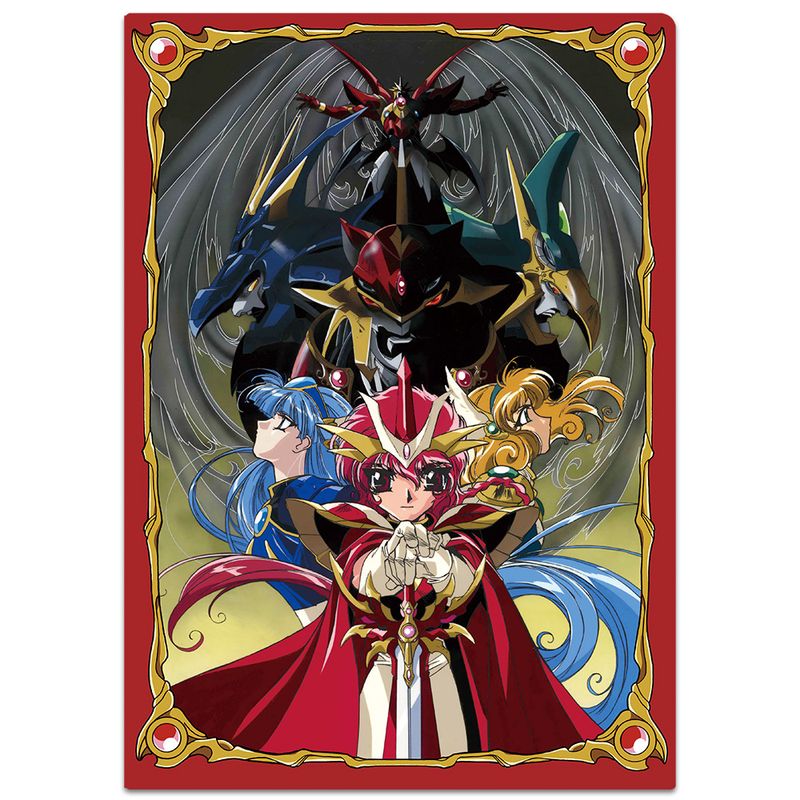 魔法騎士レイアース_クリアファイル 合体魔神レイアース 光&海&風