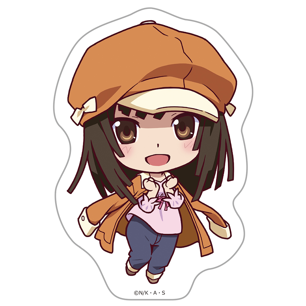 <物語>シリーズ_ダイカットステッカー 千石撫子