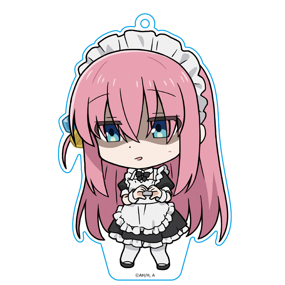 ぼっち・ざ・ろっく!_ぷにこれ!キーホルダー(スタンド付) 後藤ひとり メイド服ver.