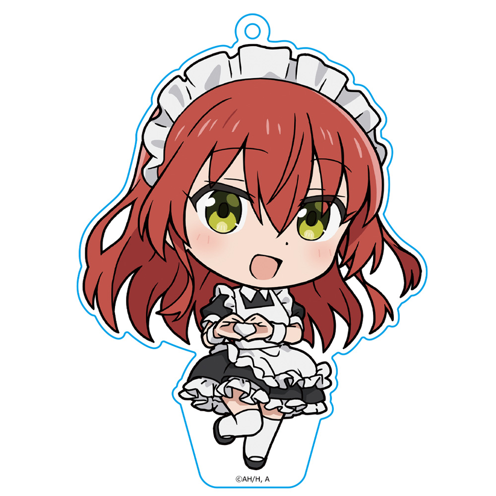 ぼっち・ざ・ろっく!_ぷにこれ!キーホルダー(スタンド付) 喜多郁代 メイド服ver.