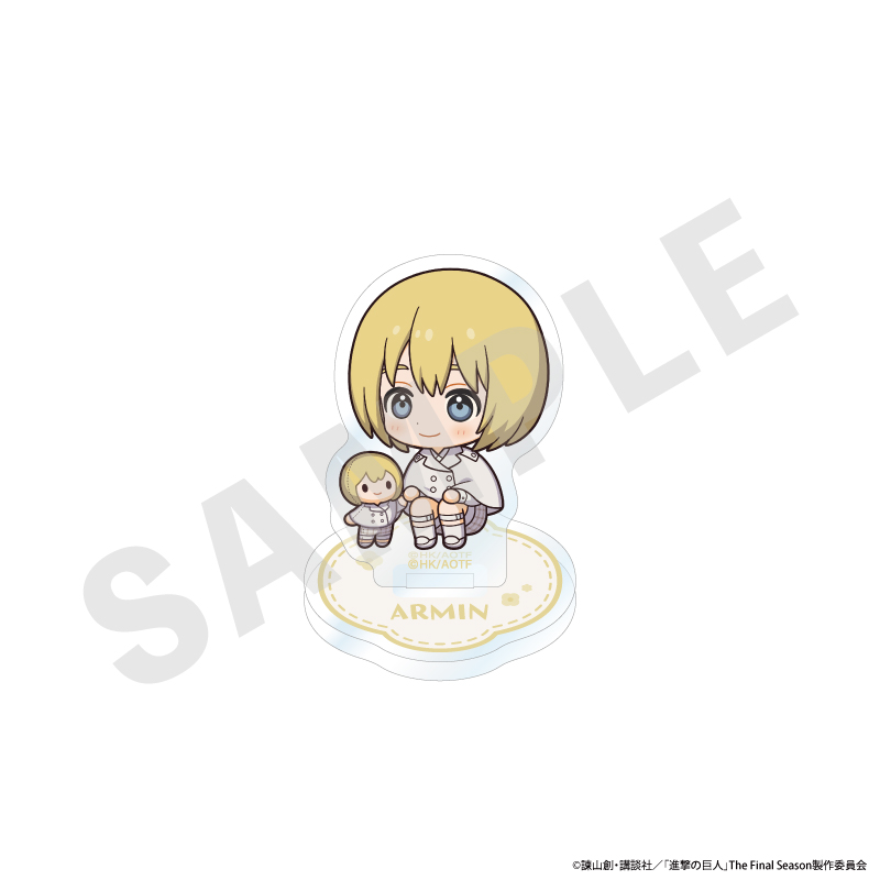 進撃の巨人_ミニキャラホワイトコーデシリーズ アクリルスタンド（アルミン）