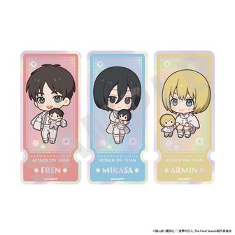 進撃　エルヴィン　リヴァイ　水中浮遊　特大アクリルスタンド　２個セット　アクスタ TVアニメ『進撃の巨人』 - 描き下ろしイラスト エルヴィン 水中
