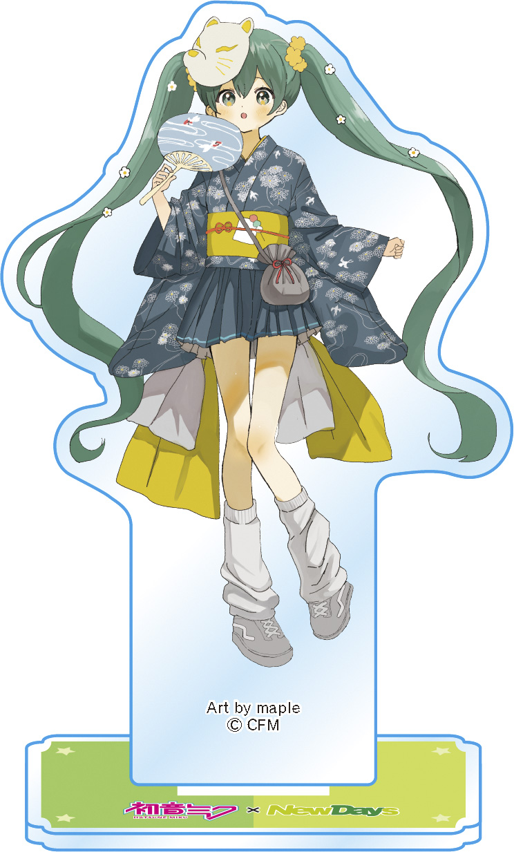 初音ミク×NewDays_アクリルスタンド maple