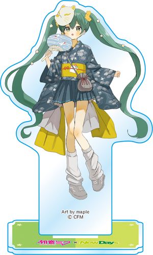 初音ミク×NewDays_アクリルスタンド maple