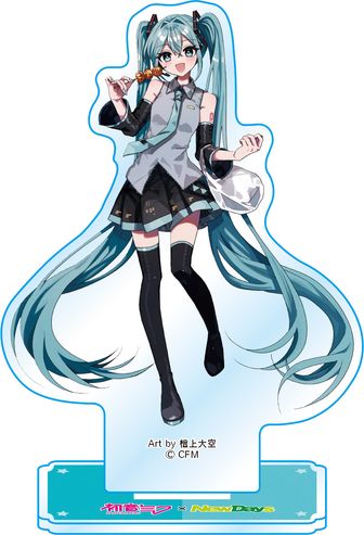 初音ミク_初音ミク×ラスカル2022 スタンド付きアクリルキーホルダー