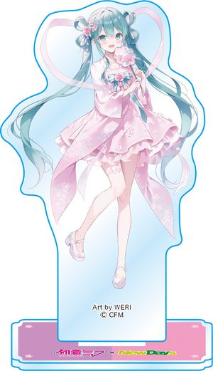 初音ミク×NewDays_アクリルスタンド WERI