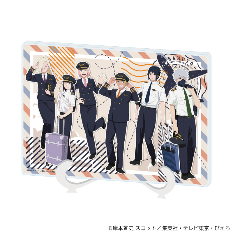 NARUTO-ナルト- 疾風伝_(A5サイズ)_アクリルアートボード01/整列デザイン パイロットver.(描き下ろしイラスト)