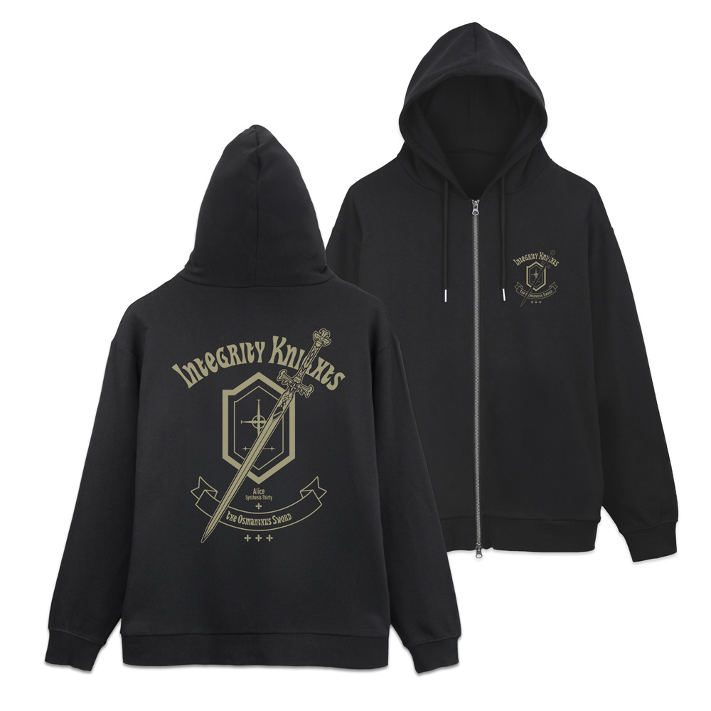 ソードアート・オンライン_XLサイズ_《整合騎士》アリス ジップパーカー/BLACK