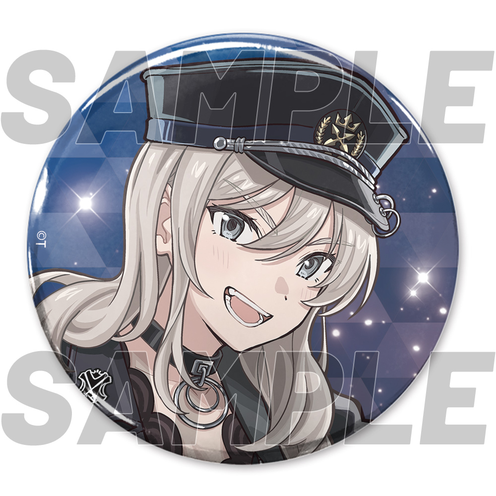 ガールズバンドクライ_描き下ろし 河原木桃香 65mm缶バッジ 爆ぜて咲くVer.