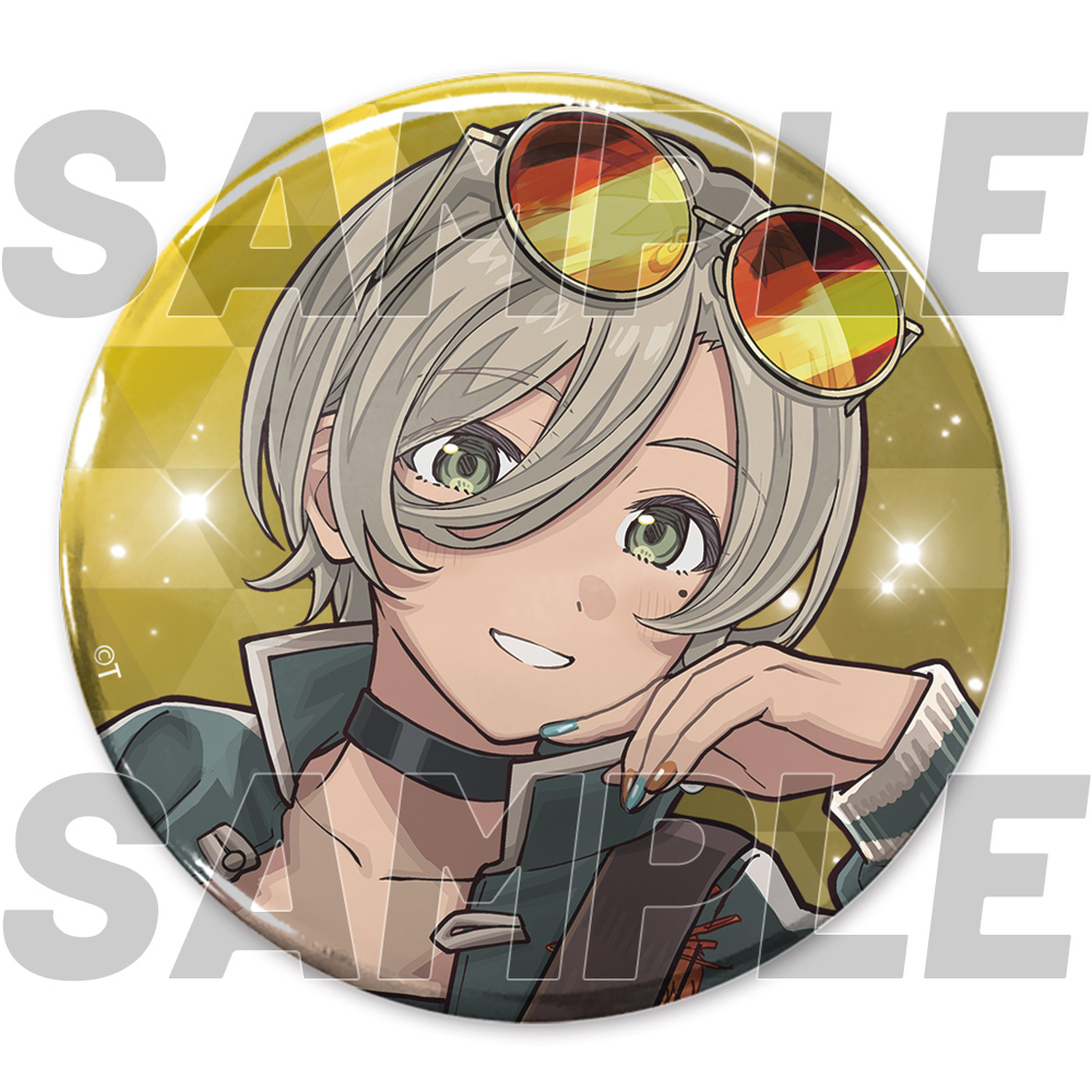 ガールズバンドクライ_描き下ろし ルパ 65mm缶バッジ 爆ぜて咲くVer.