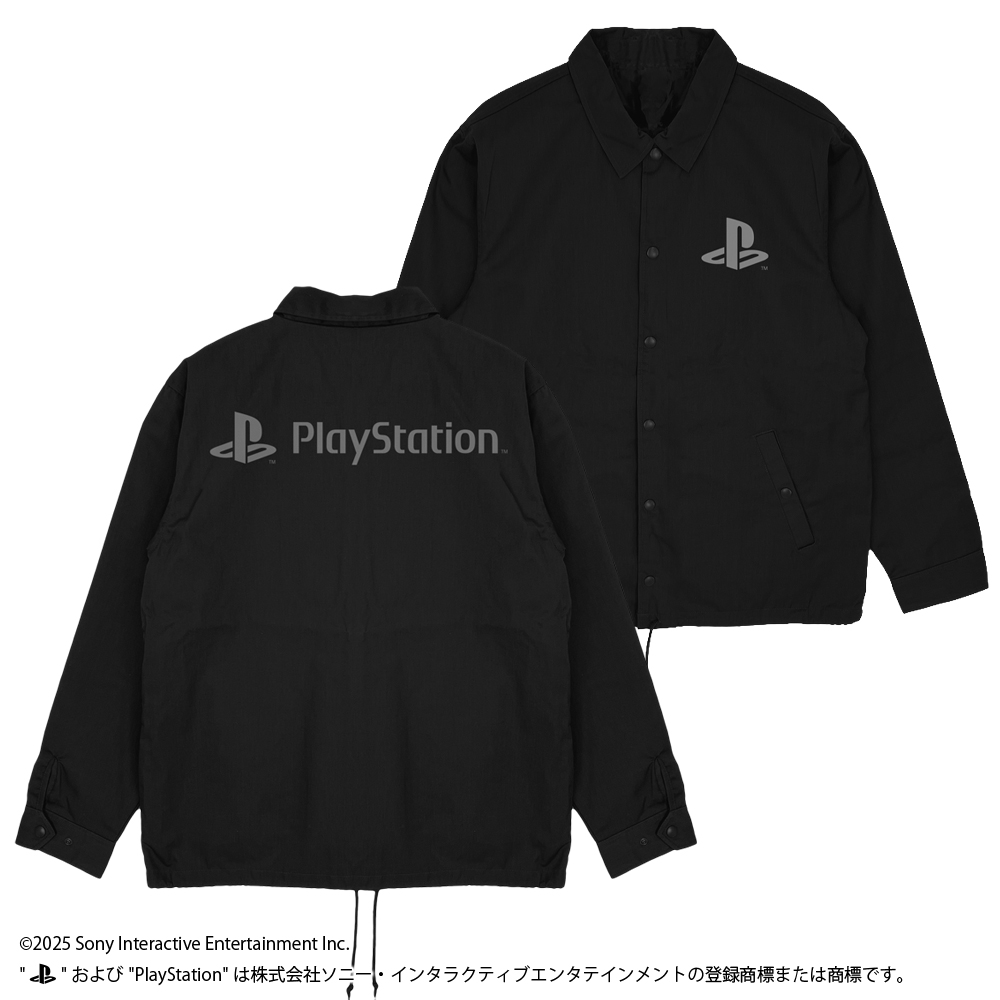プレイステーション_XLサイズ_T/Cコーチジャケット for PlayStation/BLACK