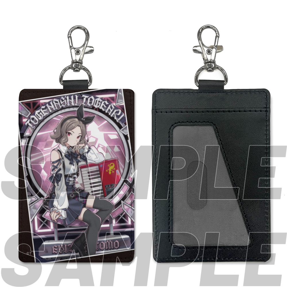 ガールズバンドクライ_描き下ろし 海老塚智 パスケース(ナスカン付き) 爆ぜて咲くVer.