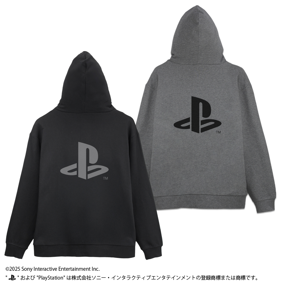 プレイステーション_XLサイズ_ジップパーカー for PlayStation Family Mark/BLACK