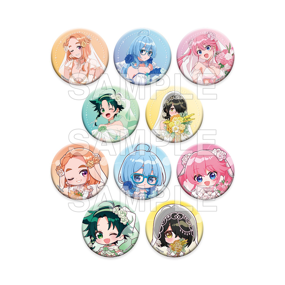 紫雲寺家の子供たち_トレーディング缶バッジ ウェディングビキニver.【コンプリートBOX／10個入り】
