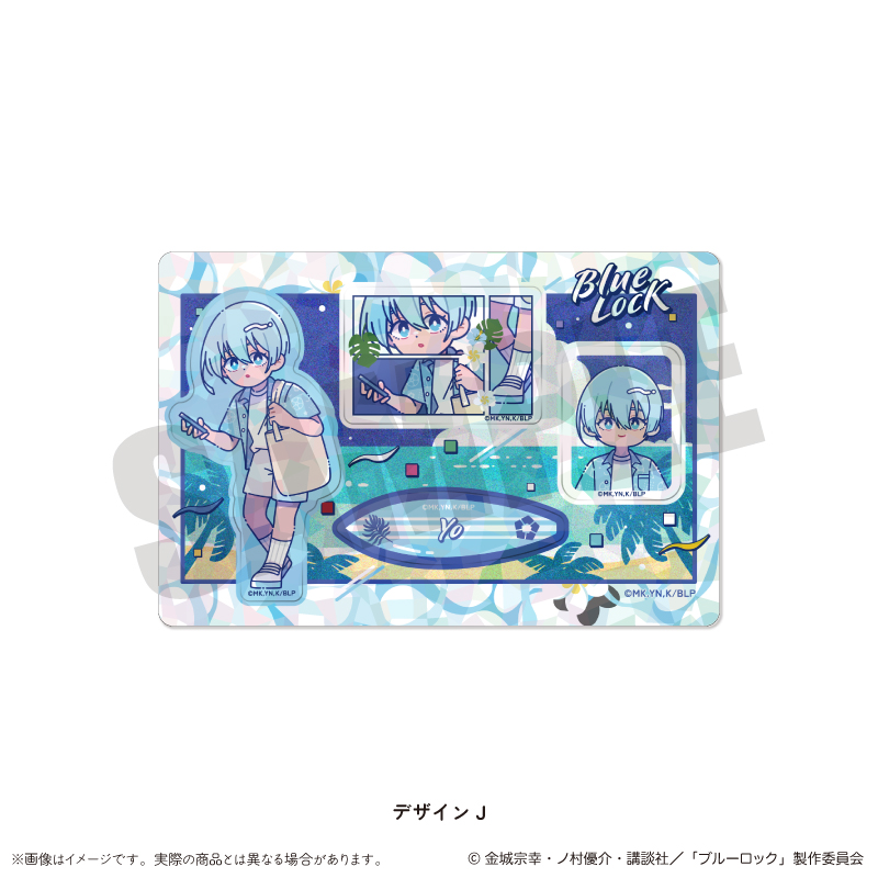ブルーロック_ホログラムステッカーシート にゅ～とろ 第2弾 J 氷織 羊