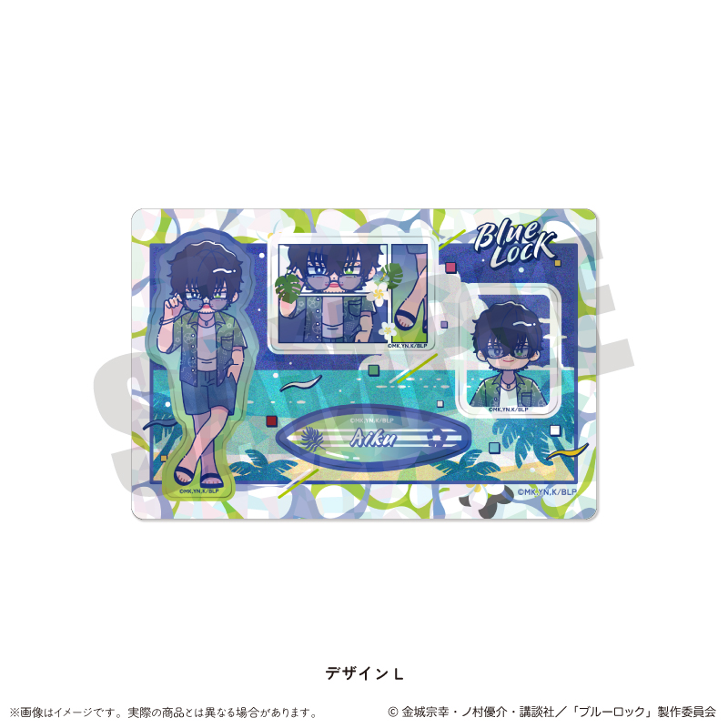 ブルーロック_ホログラムステッカーシート にゅ～とろ 第2弾 L オリヴァ・愛空