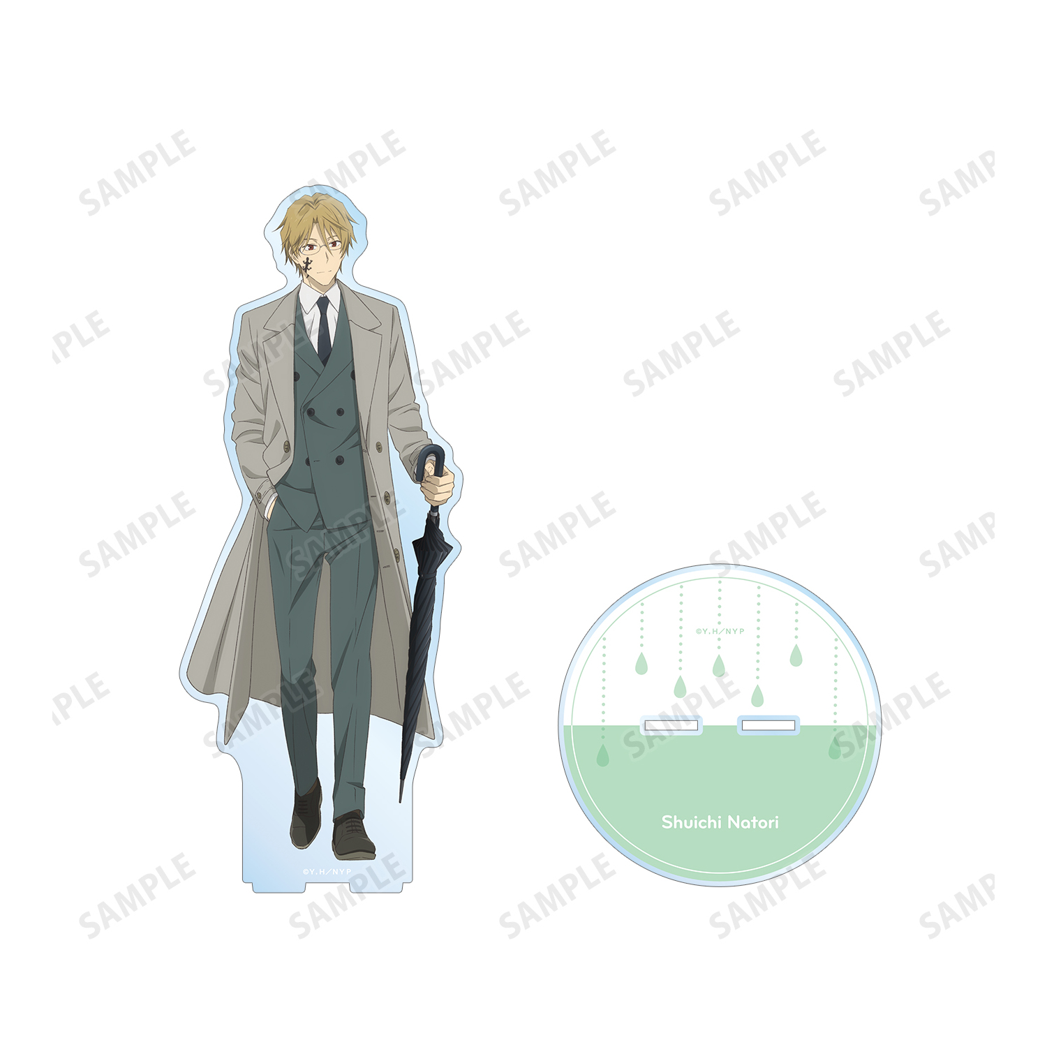 夏目友人帳_描き下ろし 名取周一 雨の日ver. 特大アクリルスタンド