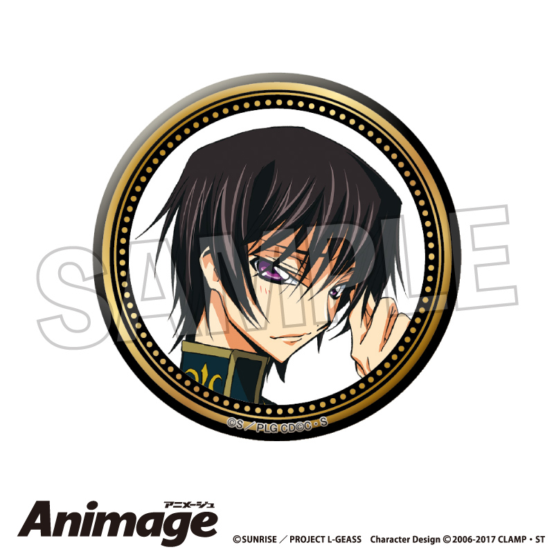 コードギアス 反逆のルルーシュ_Animageギラギラ缶バッジ vol.3　D