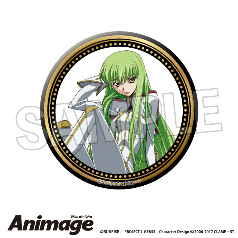 コードギアス 反逆のルルーシュ_Animageギラギラ缶バッジ vol.3　F