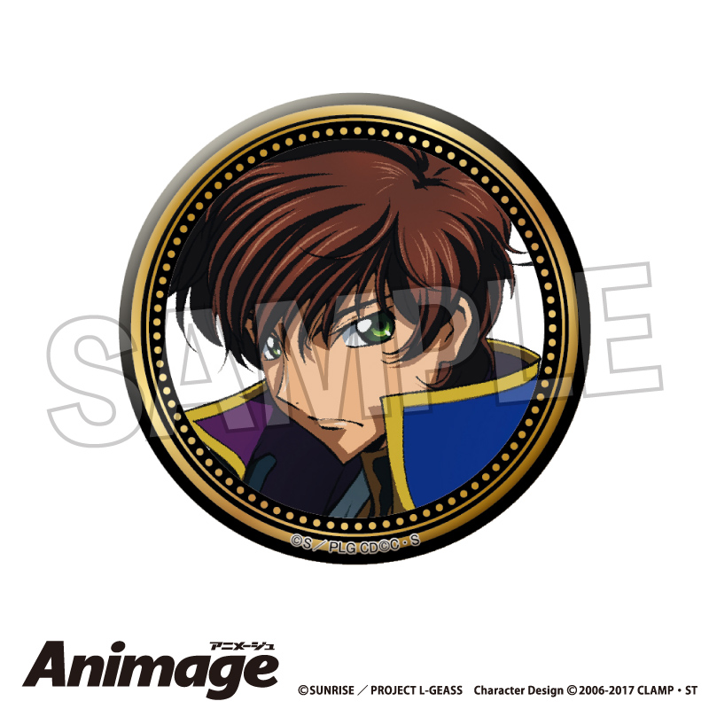 コードギアス 反逆のルルーシュ_Animageギラギラ缶バッジ vol.3　I
