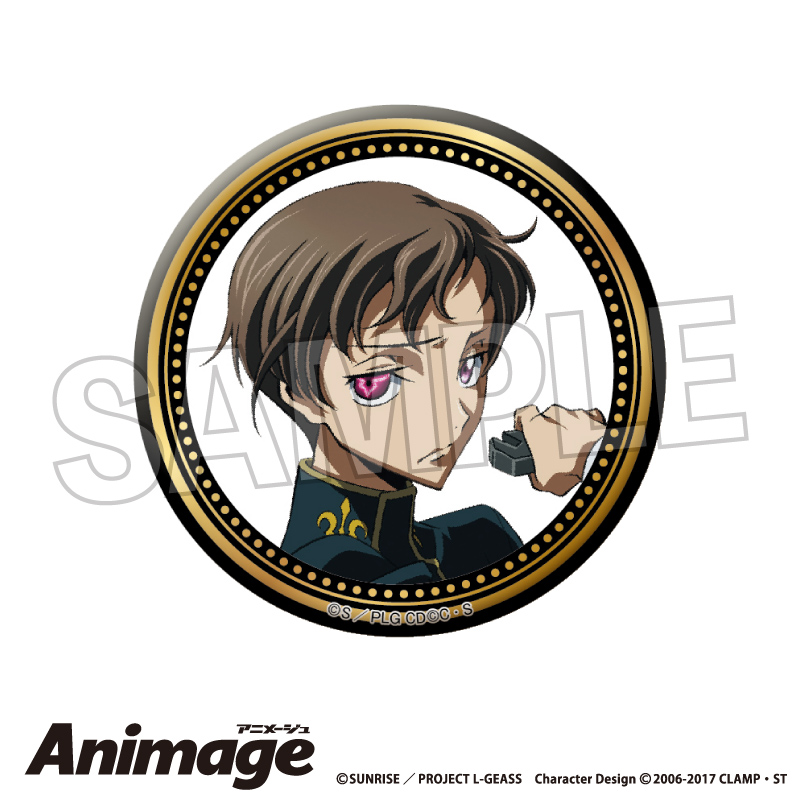 コードギアス 反逆のルルーシュ_Animageギラギラ缶バッジ vol.3　J