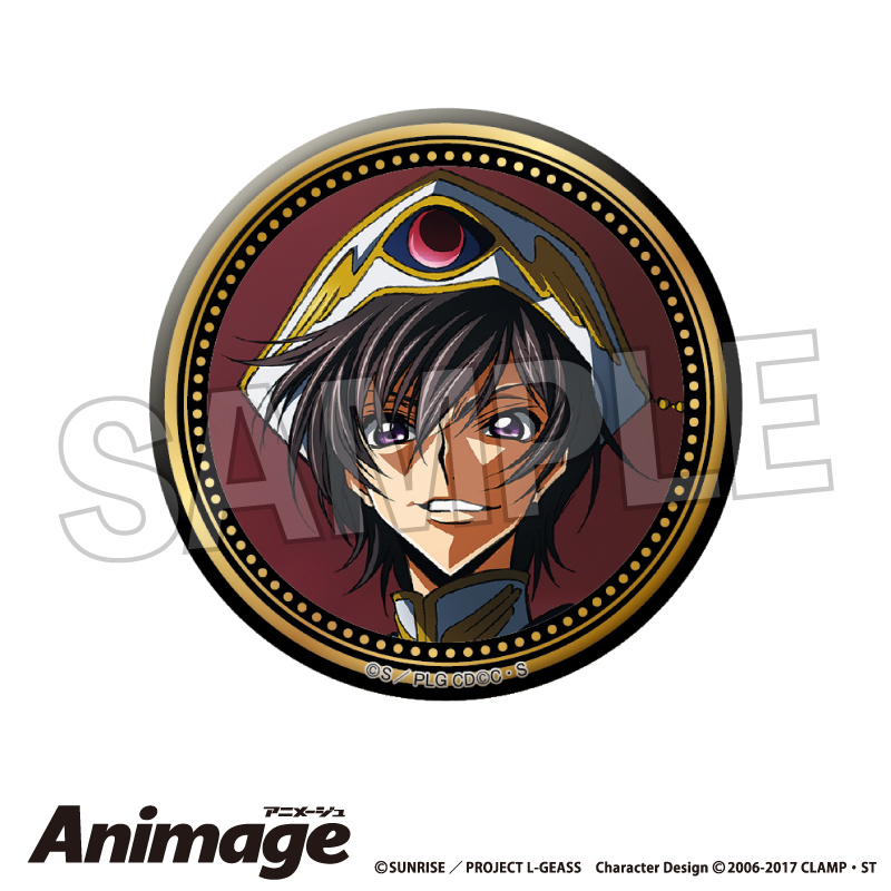 コードギアス 反逆のルルーシュ_Animageギラギラ缶バッジ vol.3　K