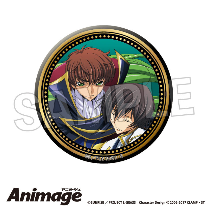 コードギアス 反逆のルルーシュ_Animageギラギラ缶バッジ vol.3　M