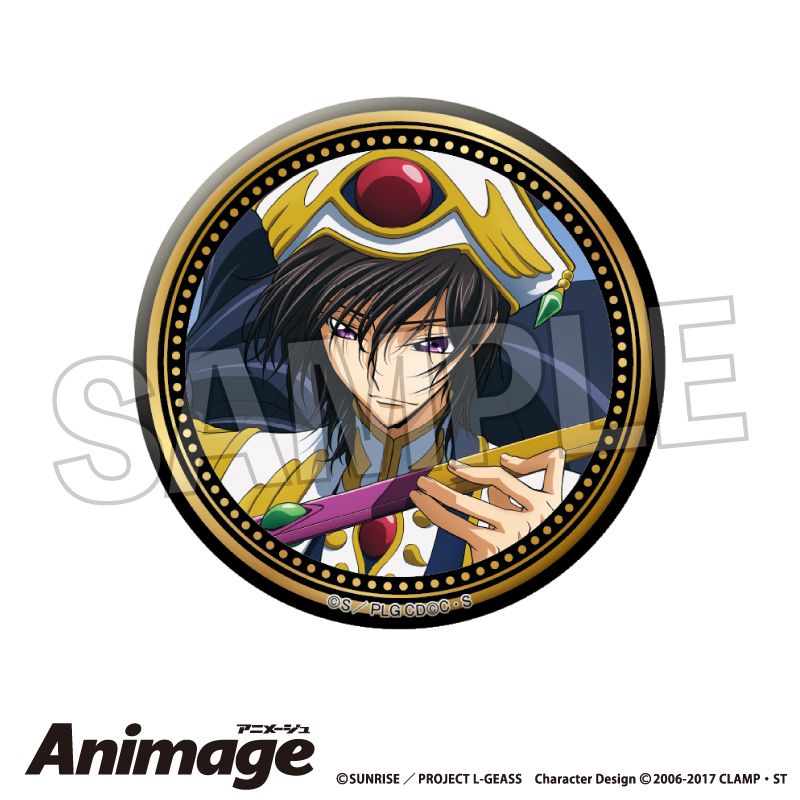 コードギアス 反逆のルルーシュ_Animageギラギラ缶バッジ vol.3　O
