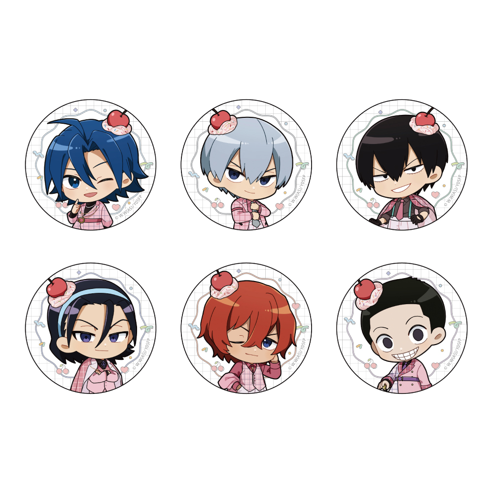 弱虫ペダル LIMIT BREAK_トレーディング缶バッジ(さくらんぼほいっぷ/ver.B)　【BOX／6個入り】