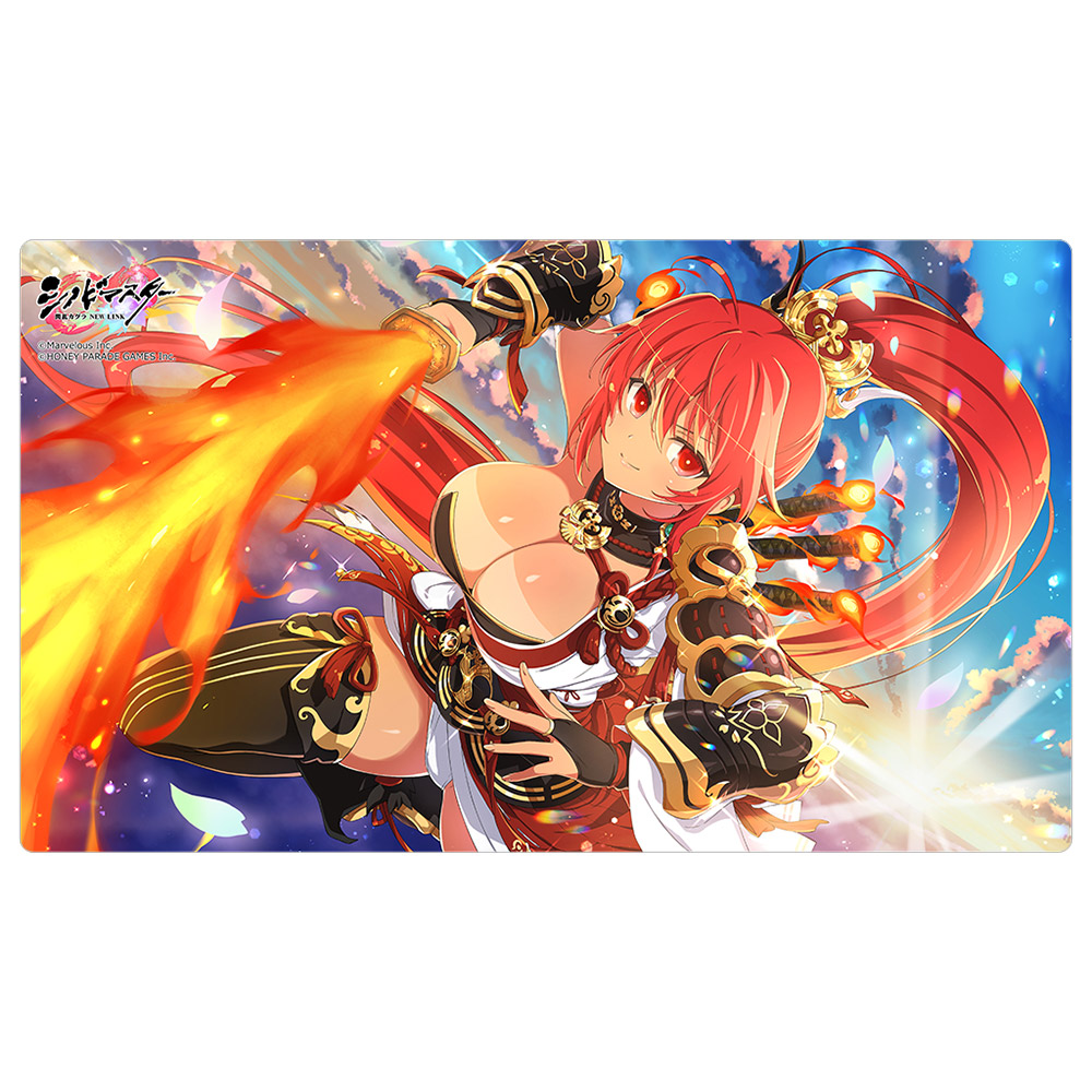 シノビマスター 閃乱カグラ NEW LINK_ラバーマット(焔/紅勾の焔)