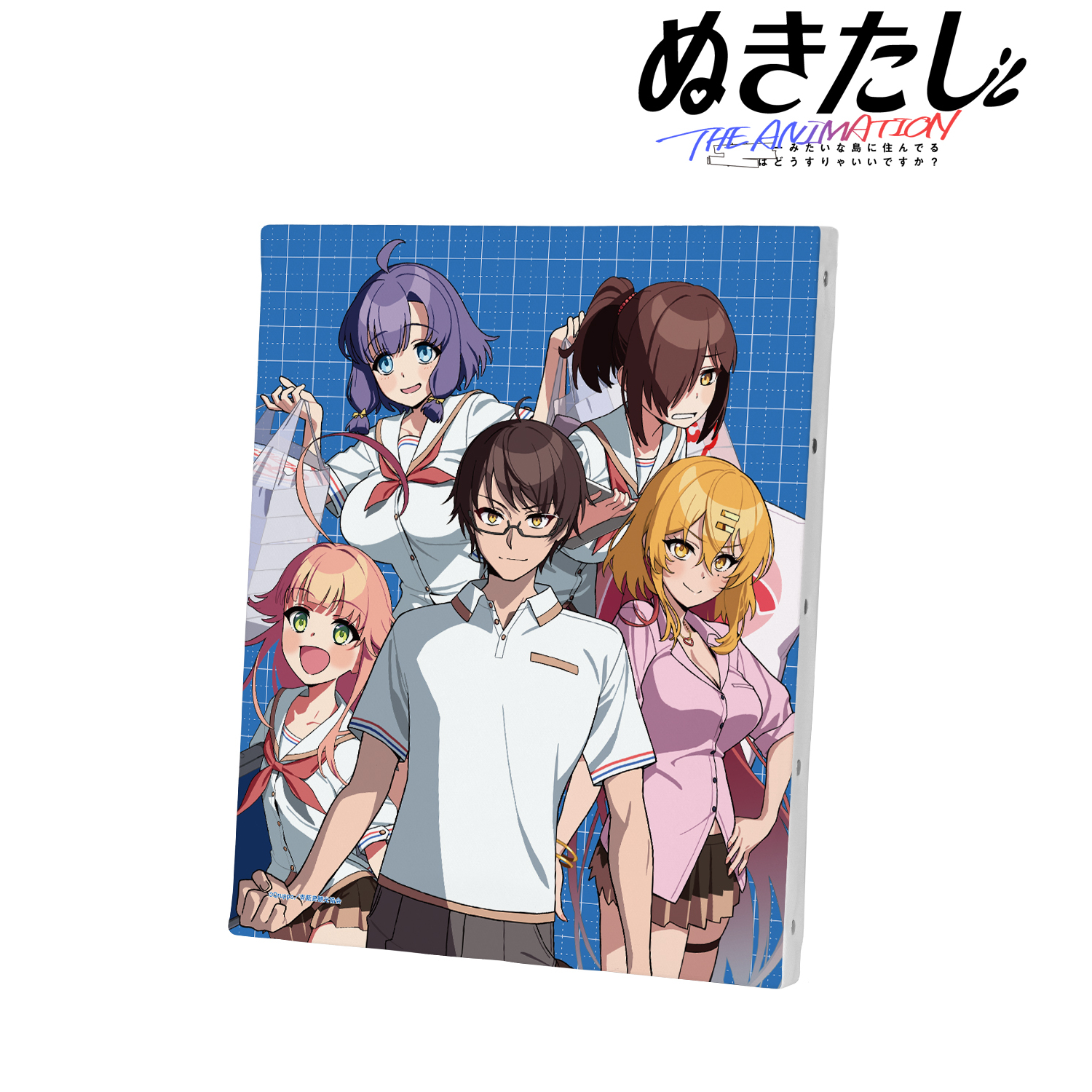 ぬきたし THE ANIMATION_ティザービジュアル F3号キャンバスボード