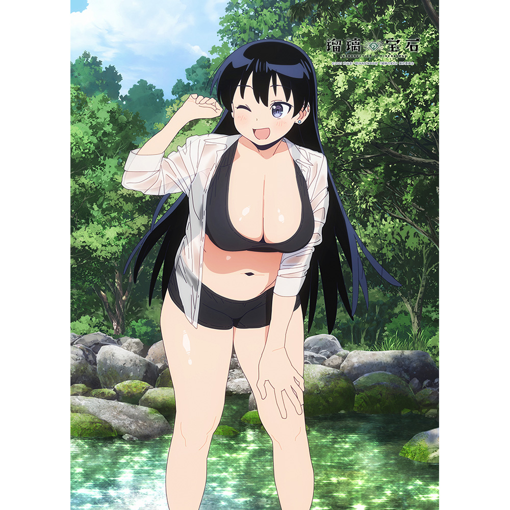 瑠璃の宝石_描き下ろしB2タペストリー(荒砥凪/水遊び)Wスエード | 公式