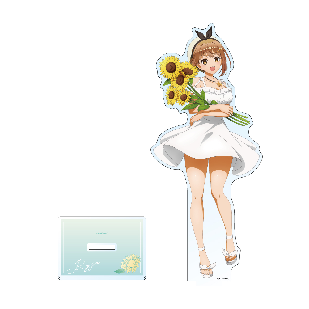 ライザのアトリエ_描き下ろし特大アクリルスタンド(ライザ/白ワンピース)